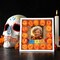 12"x12" Shadow Box Day of the Dead, Memorial Shadow Box with Mexican Party Banners Artificial Marigold Flowers, Marigold Picture Frame, Memorial Box, Ofrenda Shadow Box